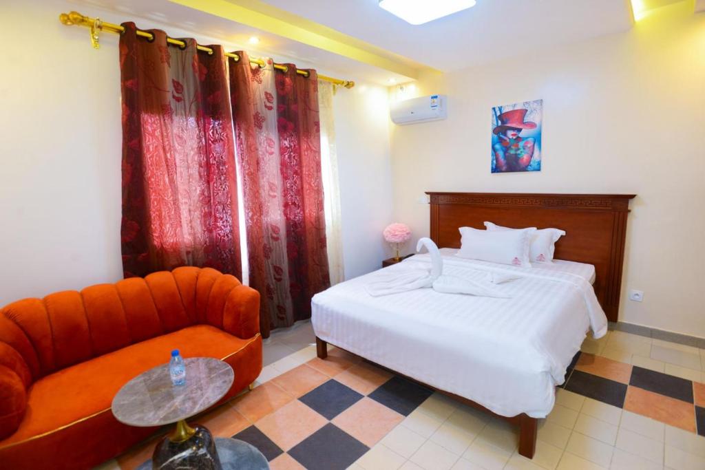 Espace commun du Flamboyant Hôtel